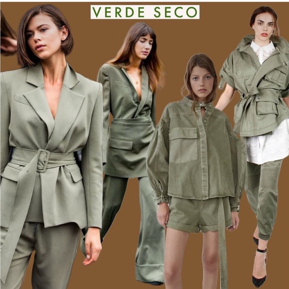 Zara Military Mini - Olive. NWT. - Picture 4 of 9